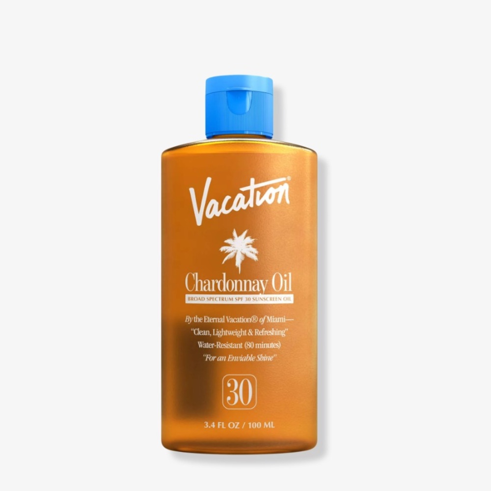 Orange and Blue Suncare Skincare Bottle